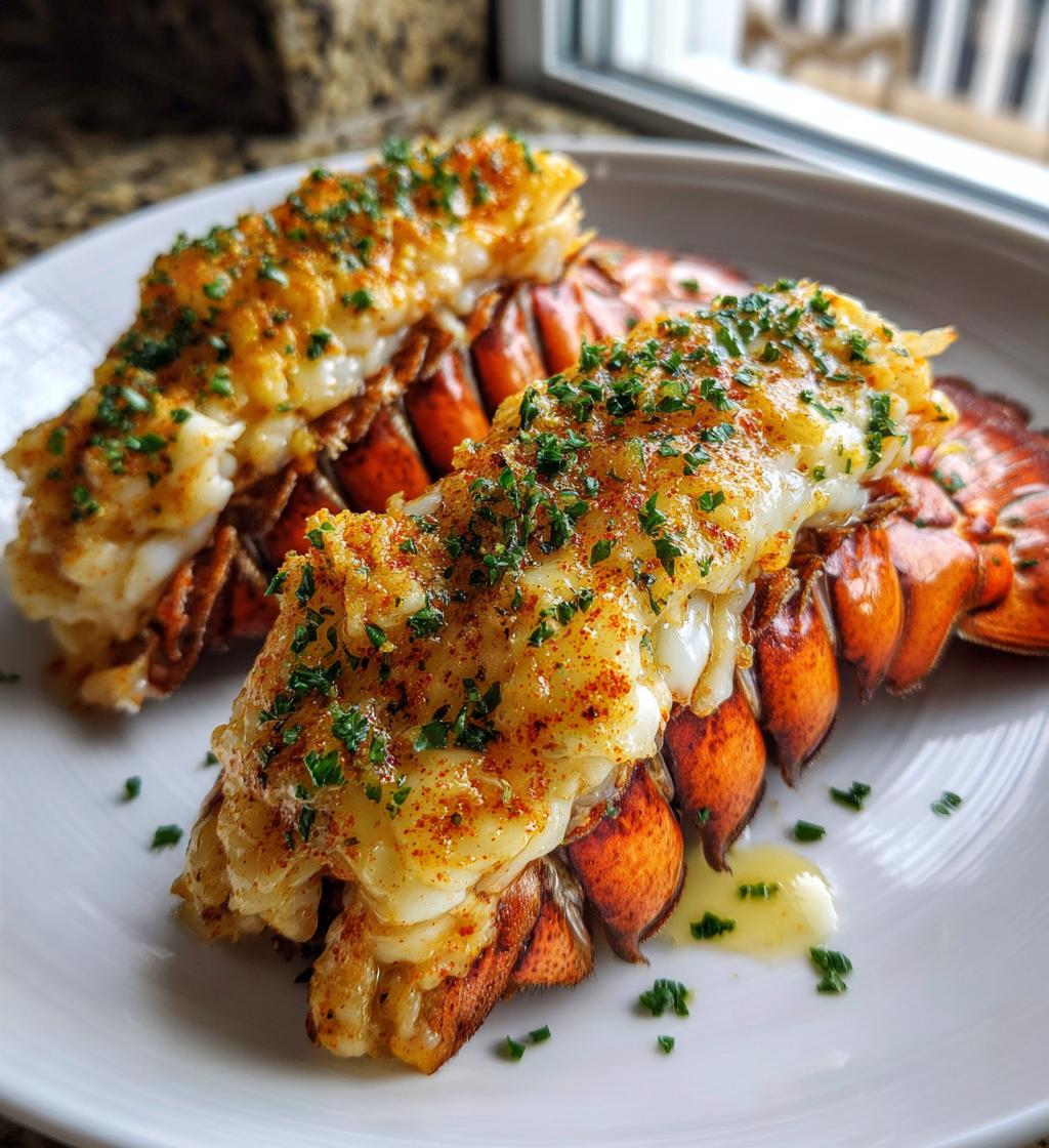 lobster tail broiled