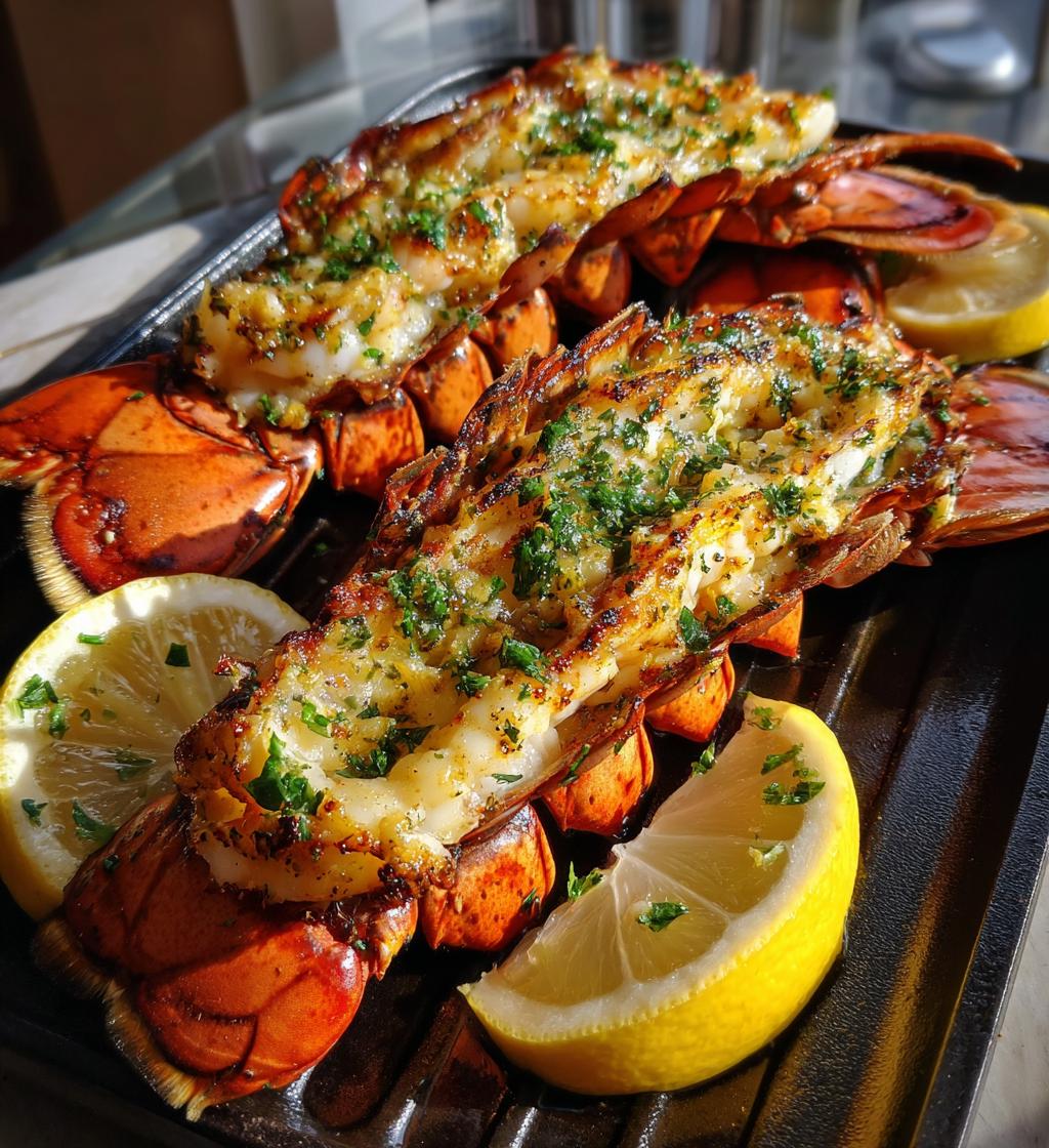 lobster tail on blackstone griddle