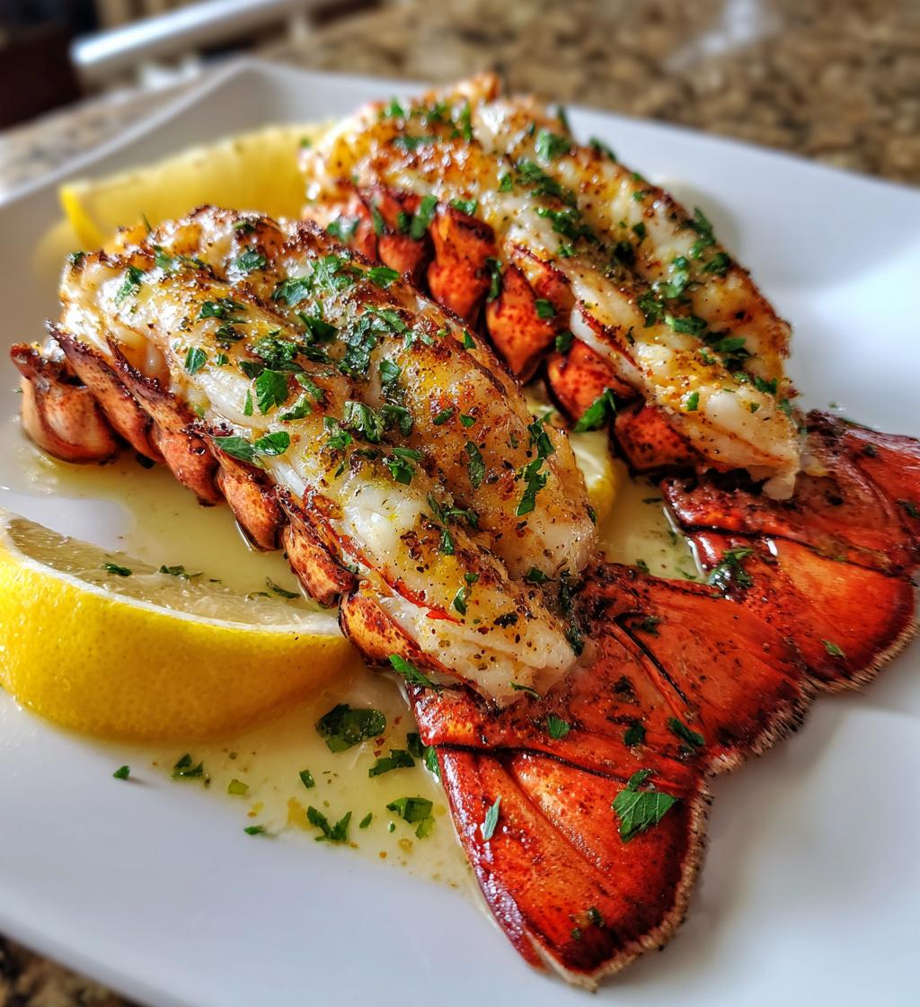 lobster tail plating presentation