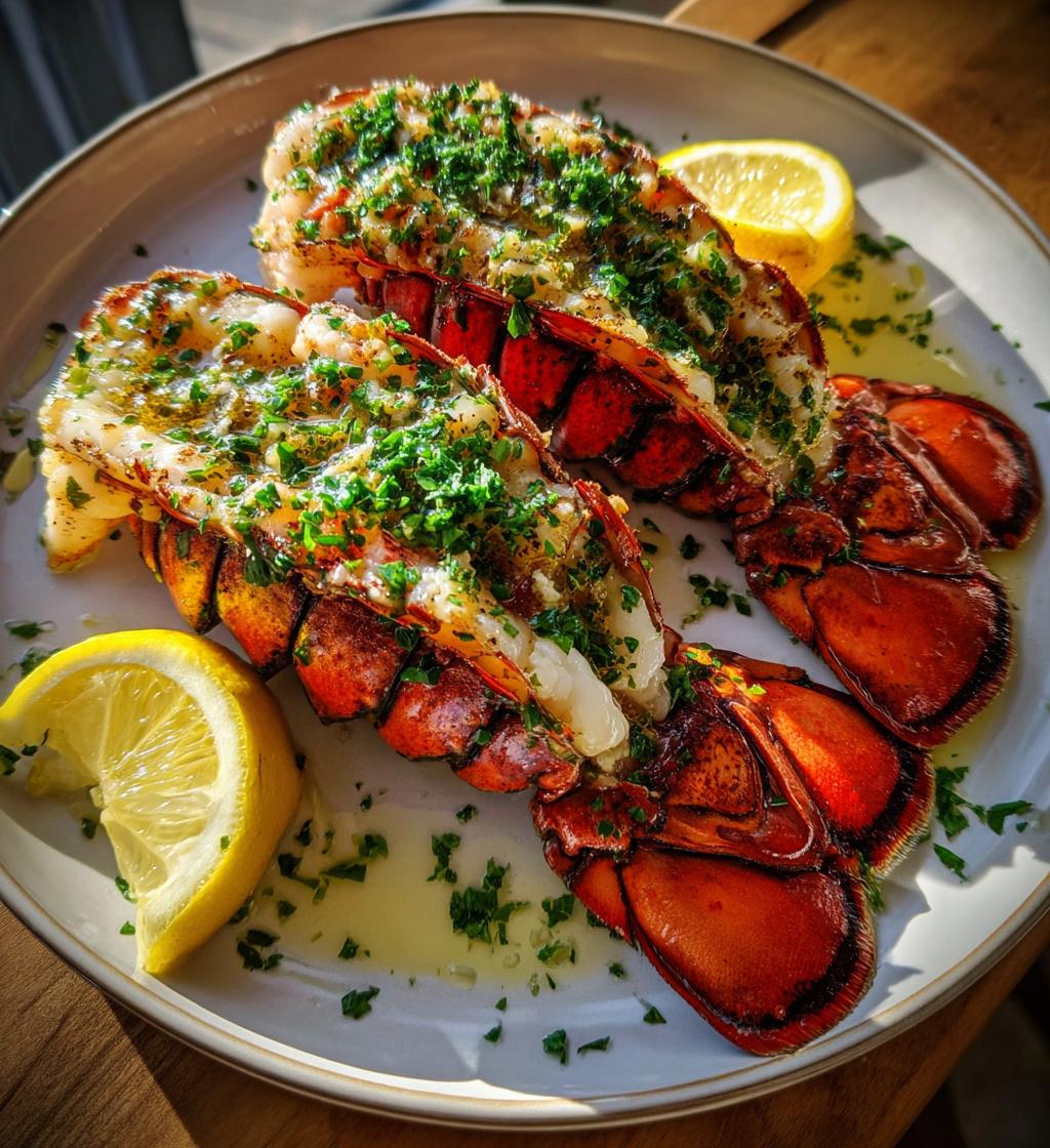 lobster tail plating