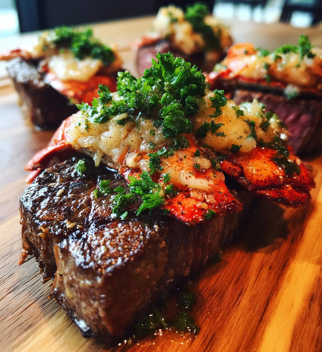 lobster topping for steak
