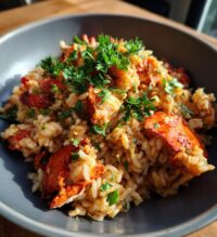 lobster with rice