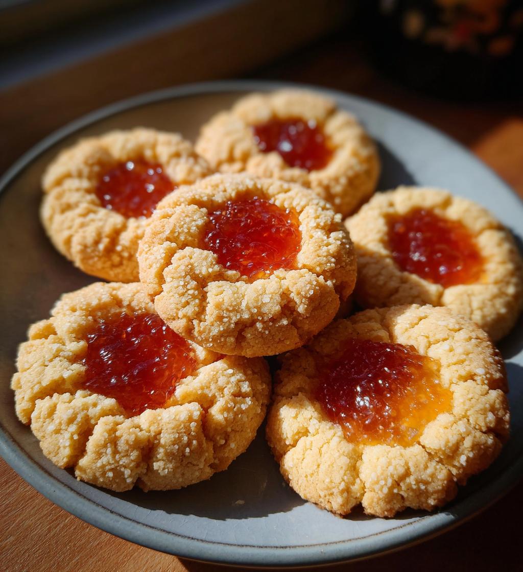 maple thumbprint cookies