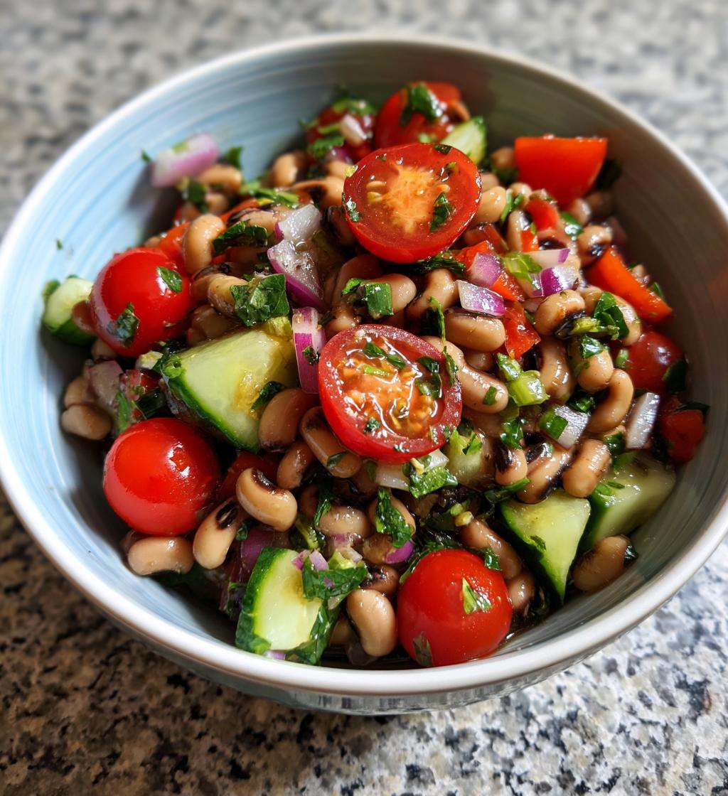 marinated black eyed pea salad