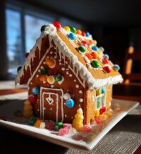 mini gingerbread house