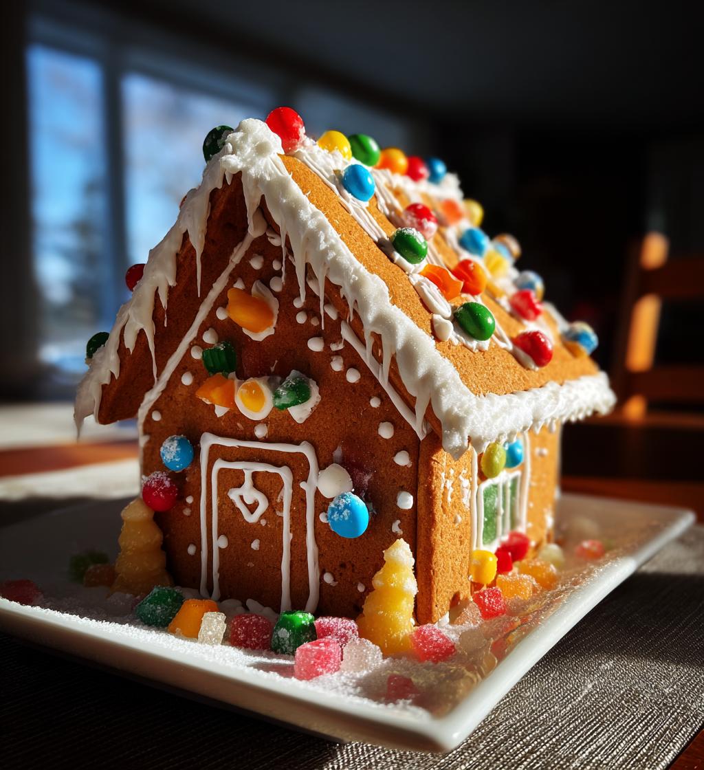 mini gingerbread house