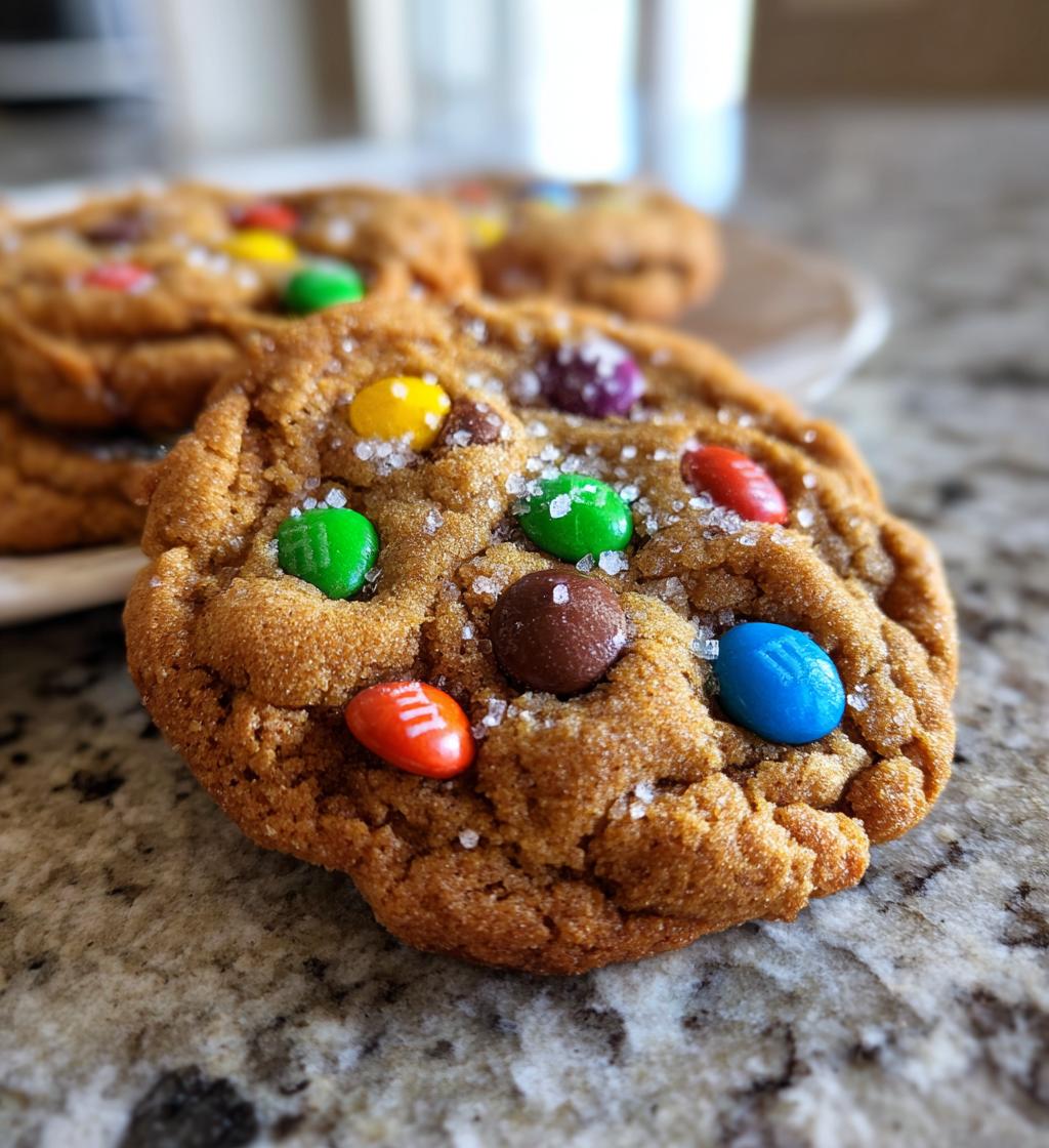 m&m valentine cookies