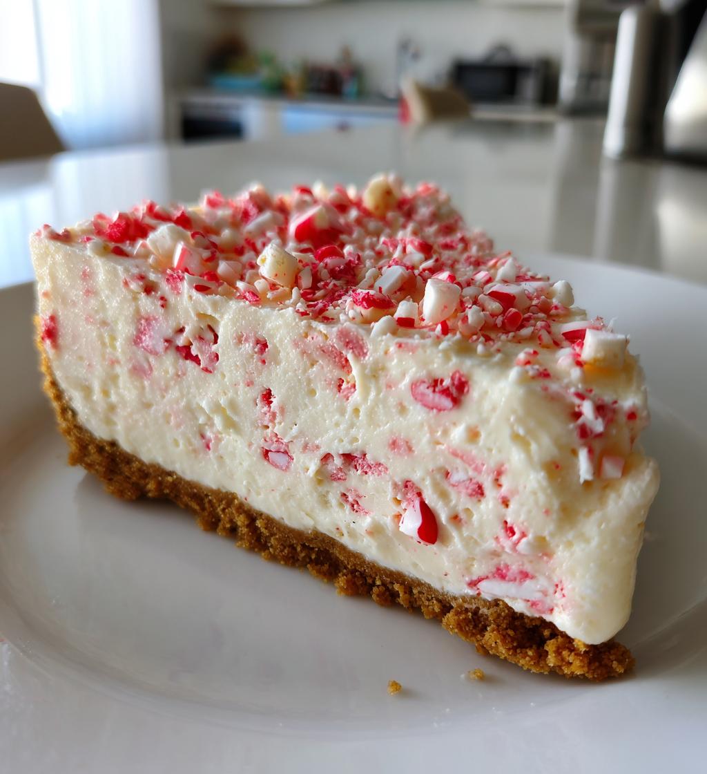 no bake peppermint cheesecake