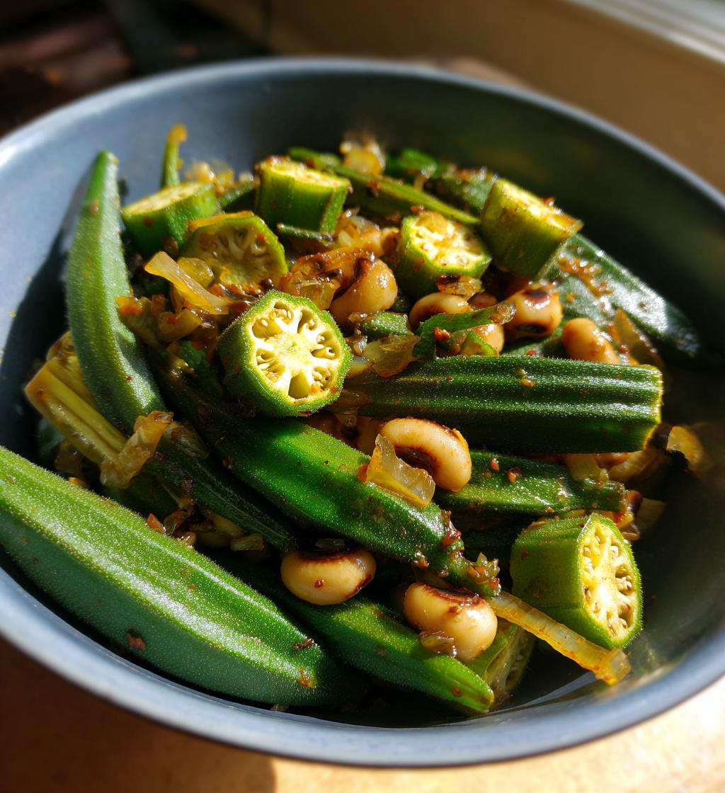 okra black eyed peas