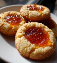orange thumbprint cookies