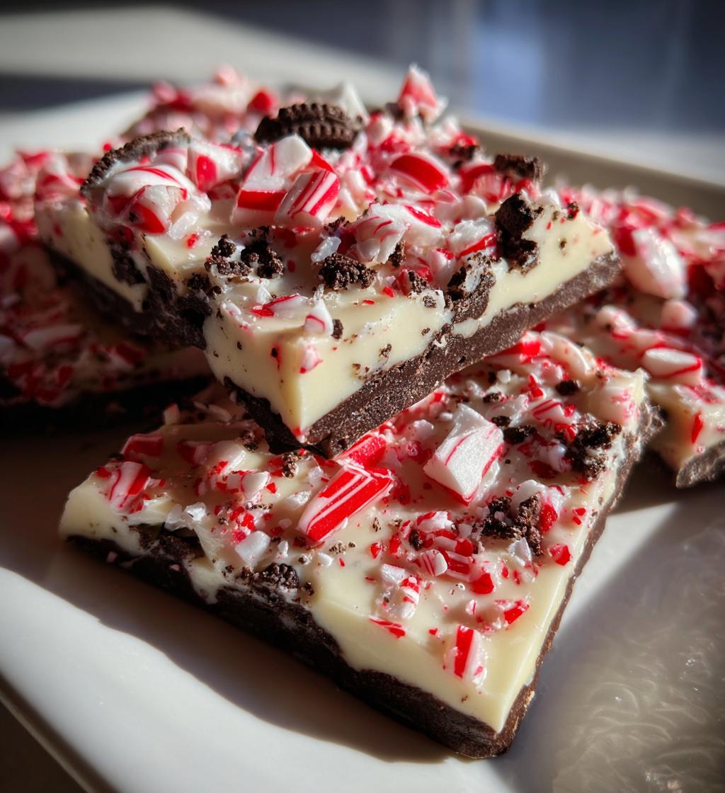 oreo peppermint bark