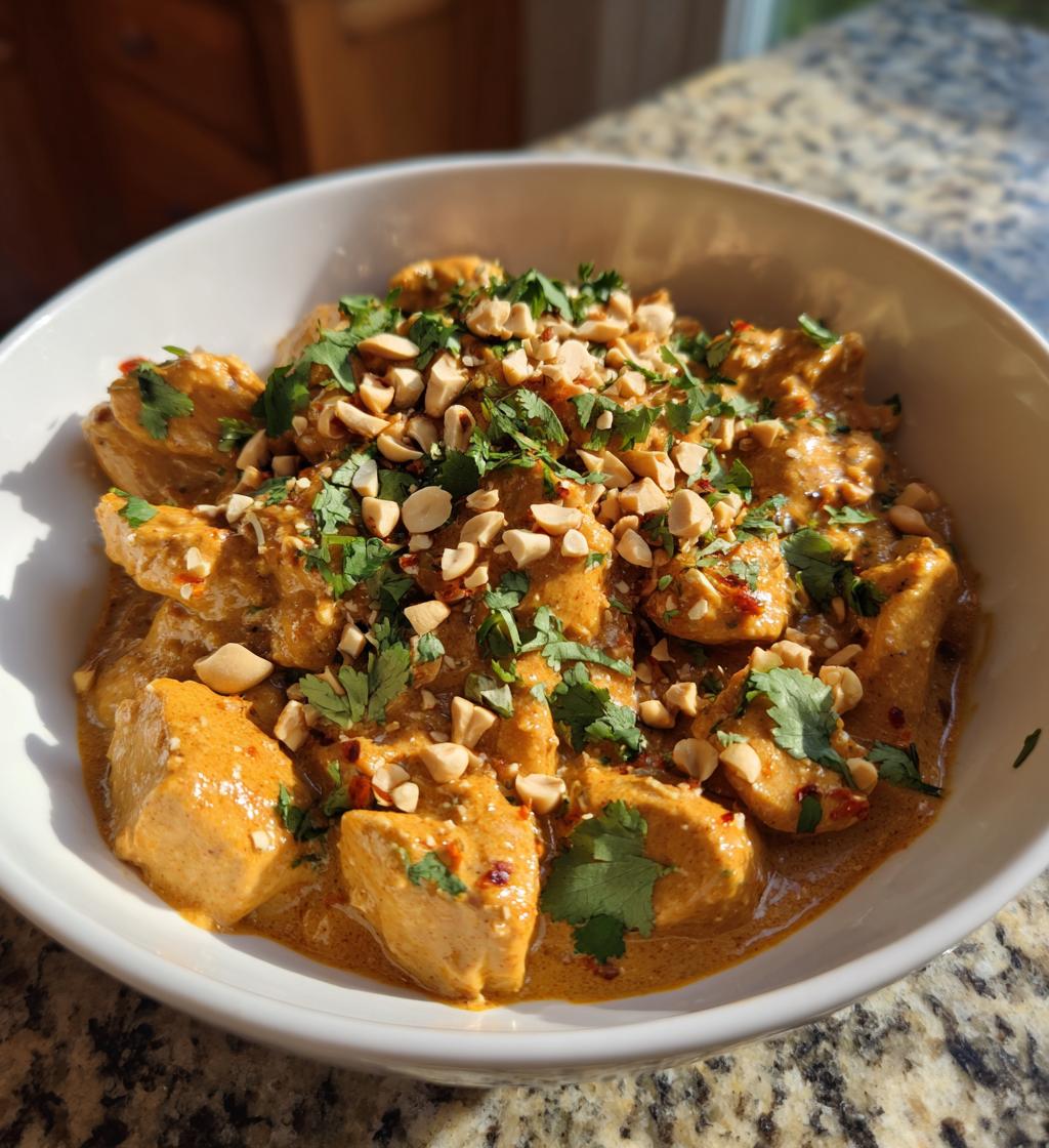 peanut butter chicken