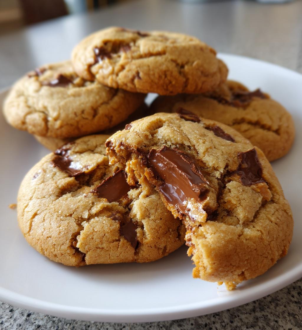 peanut butter chocolate cookies