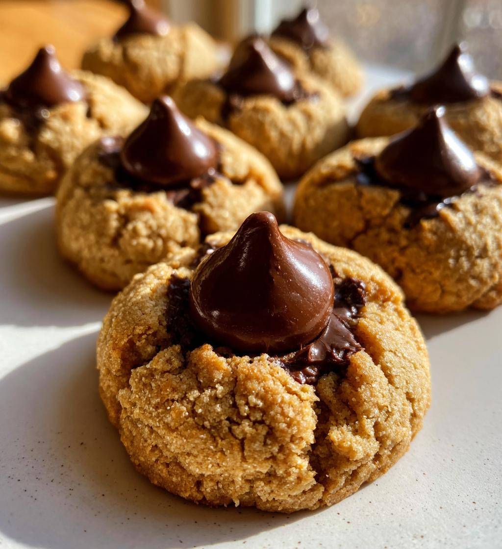 peanut butter cookies with kisses