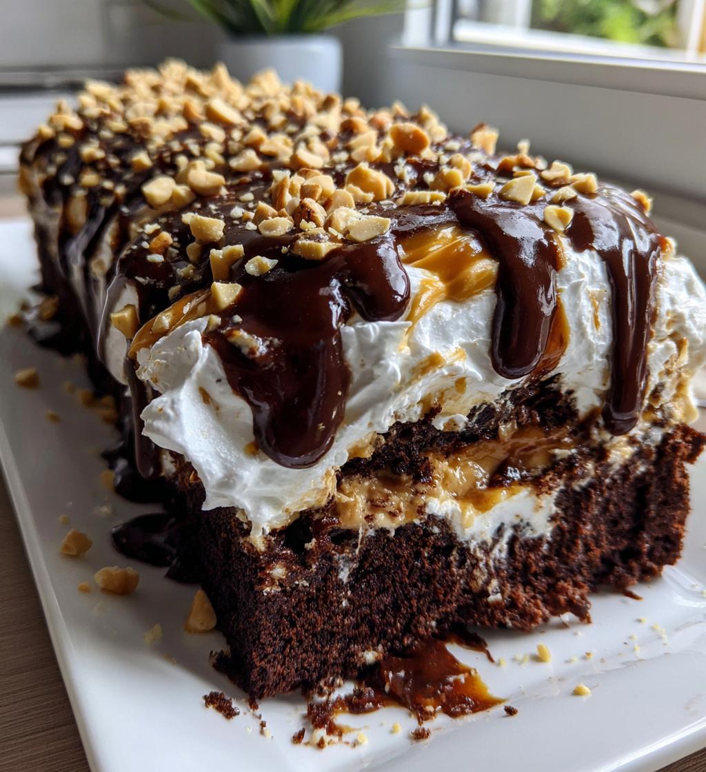 peanut butter poke cake