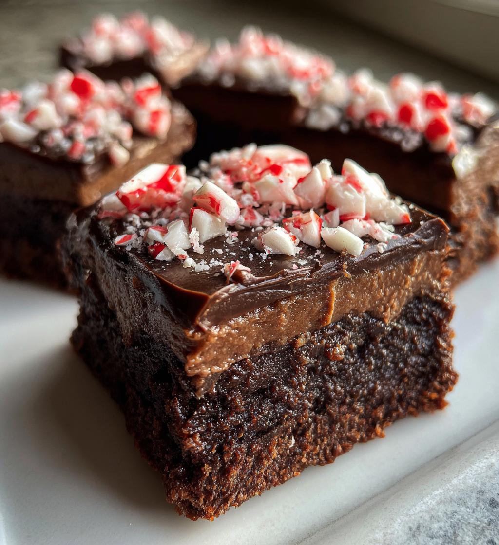 peppermint brownie