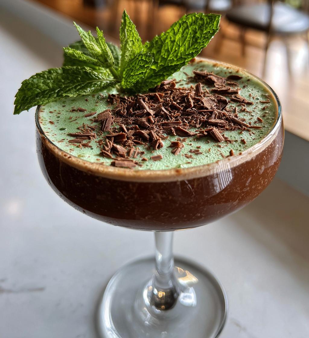 peppermint chocolate martini