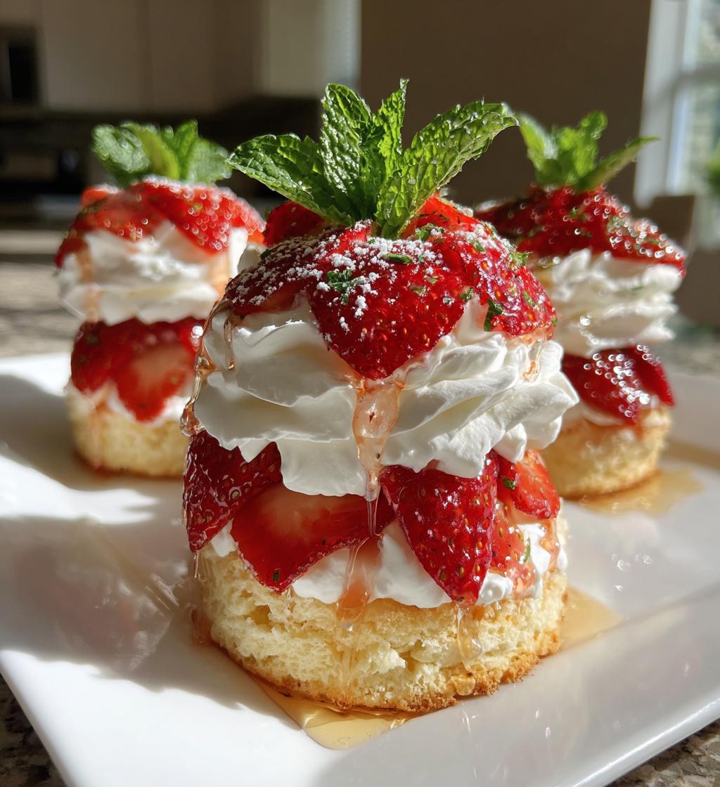 peppermint fizz strawberry shortcake