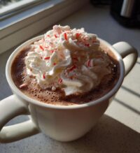 peppermint hot chocolate