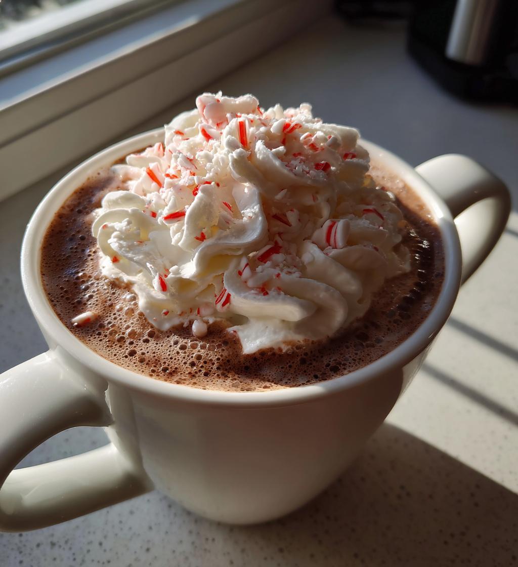 peppermint hot chocolate