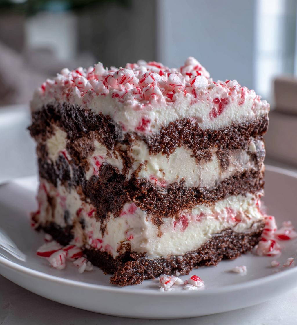 peppermint ice cream cake