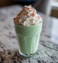 peppermint milkshake