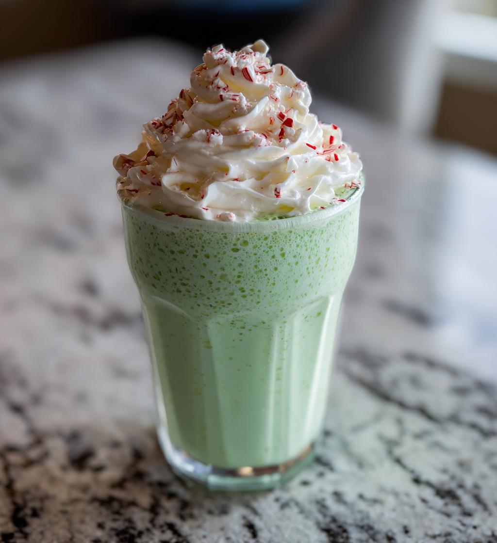 peppermint milkshake