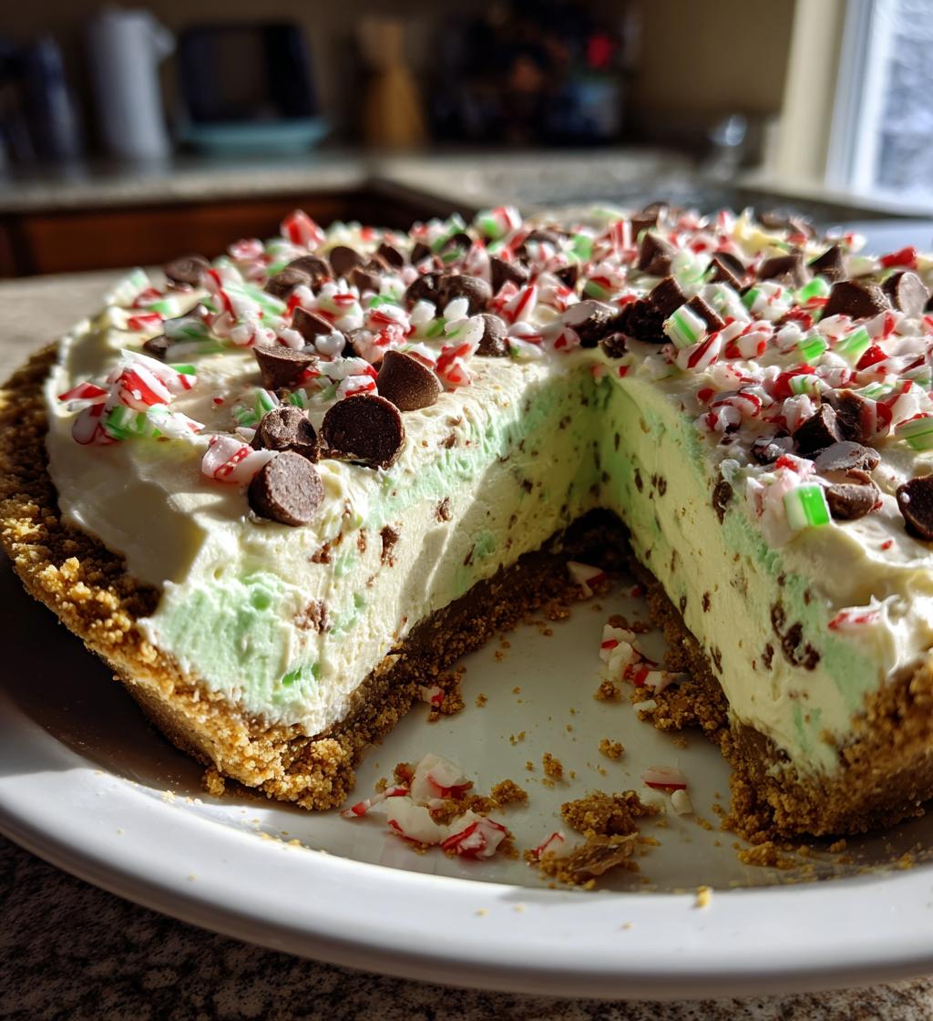 peppermint pie no bake