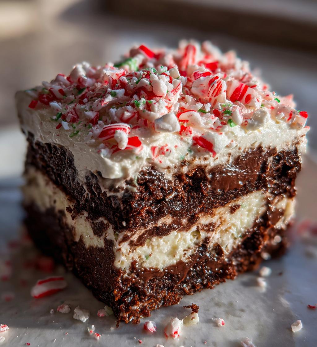 peppermint poke cake