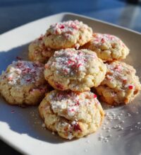 peppermint shortbread cookies