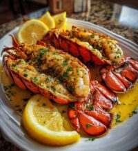 poaching lobster in butter