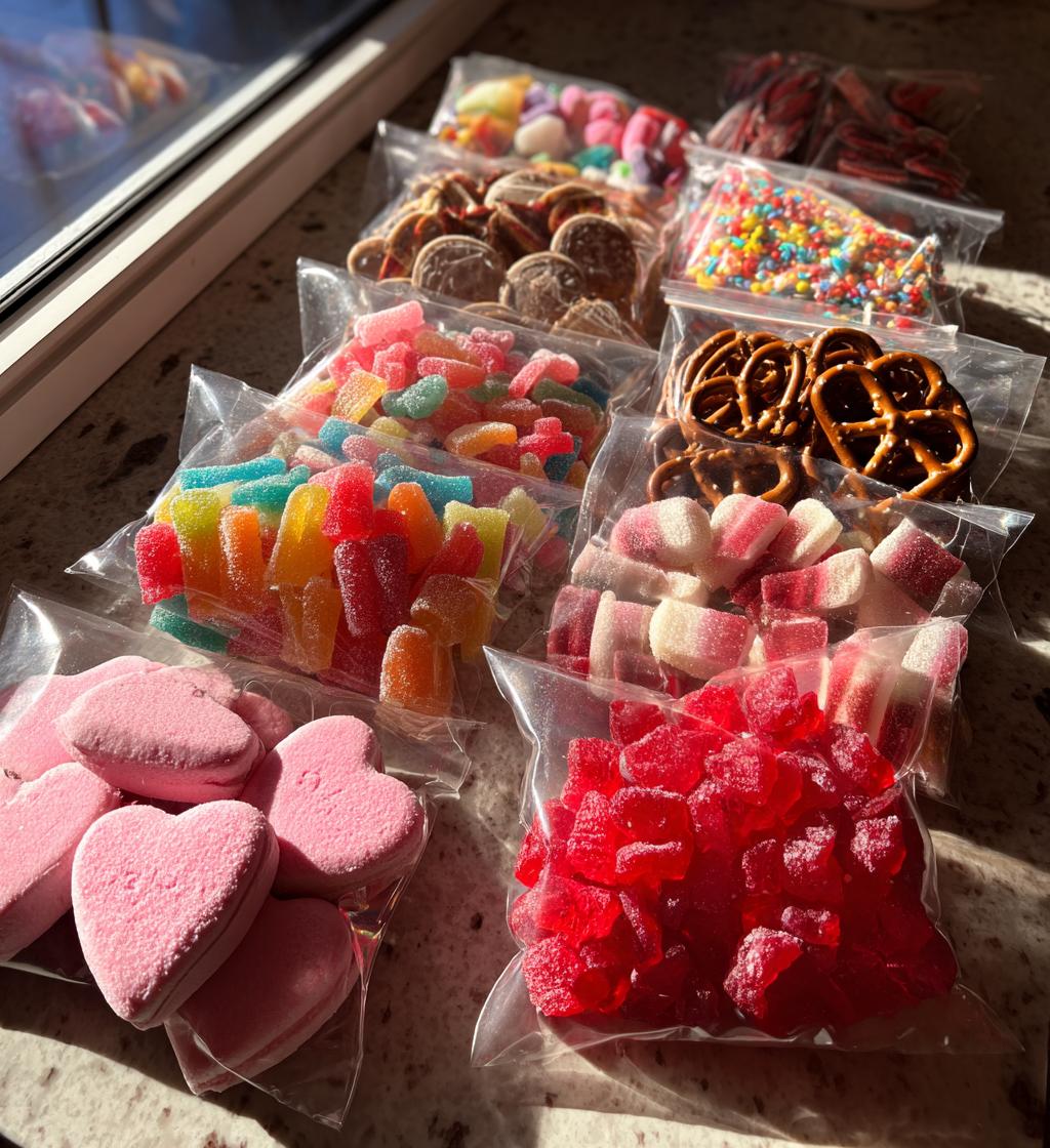 prepackaged valentine snacks for school