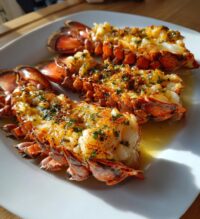 preparing lobster tails