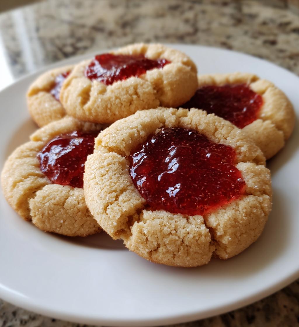 rasberry thumbprint cookies