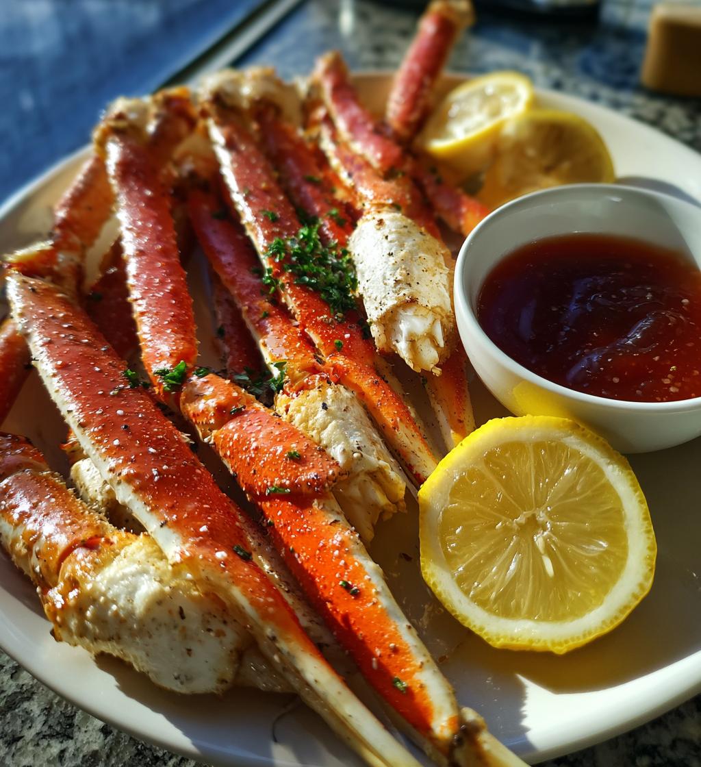 raw crab legs