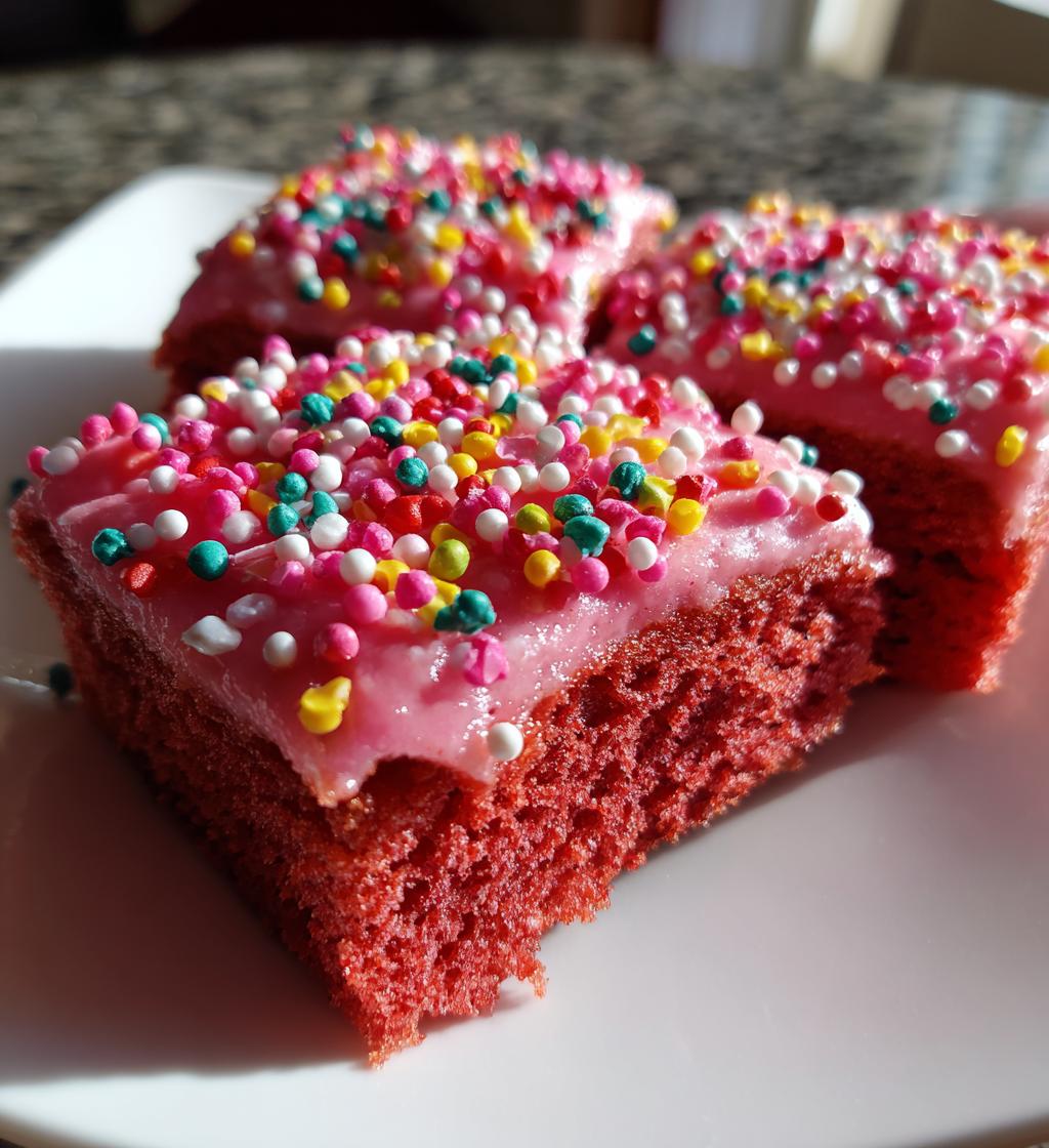 red and pink valentine treats