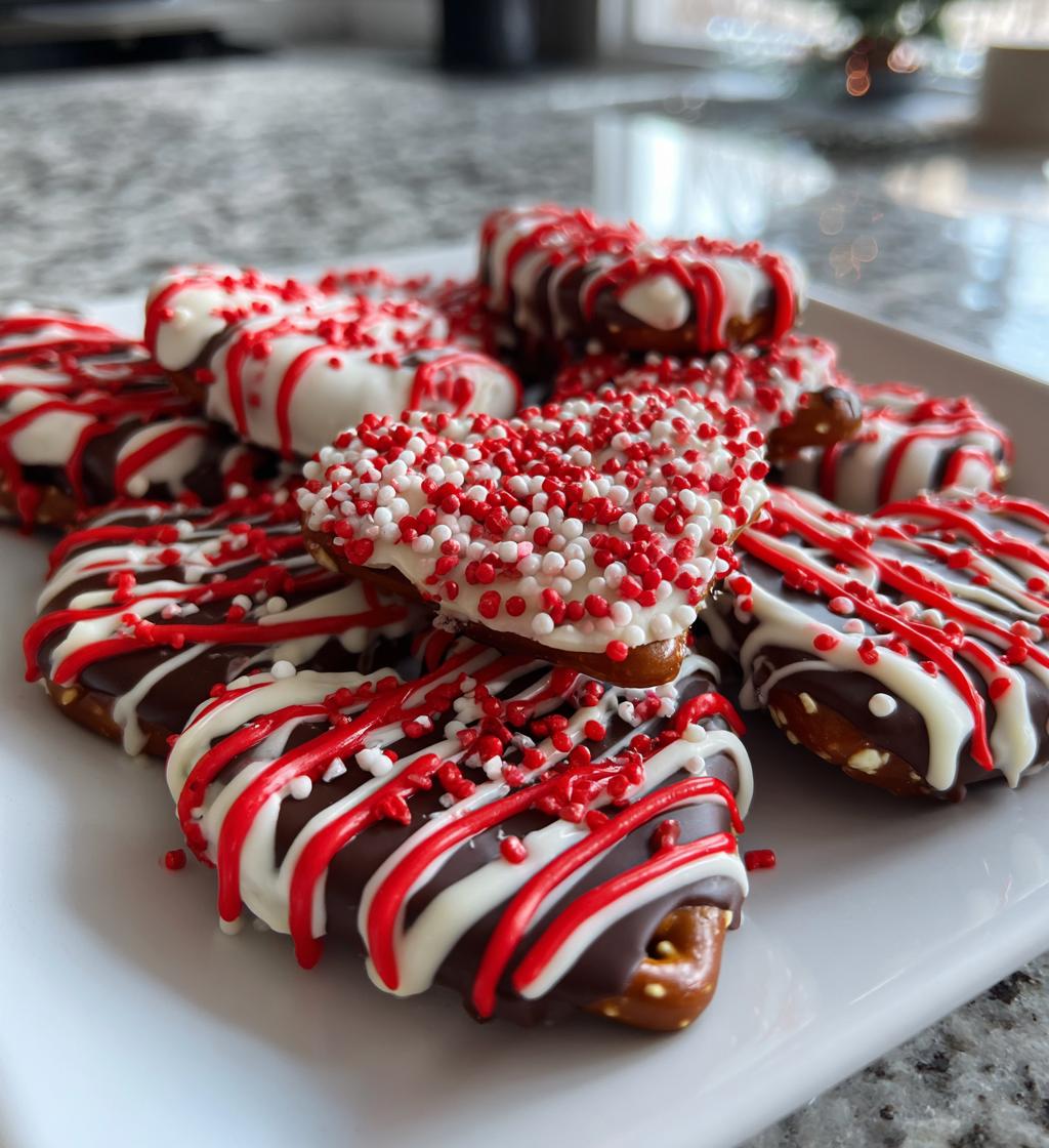 red and white valentine treats