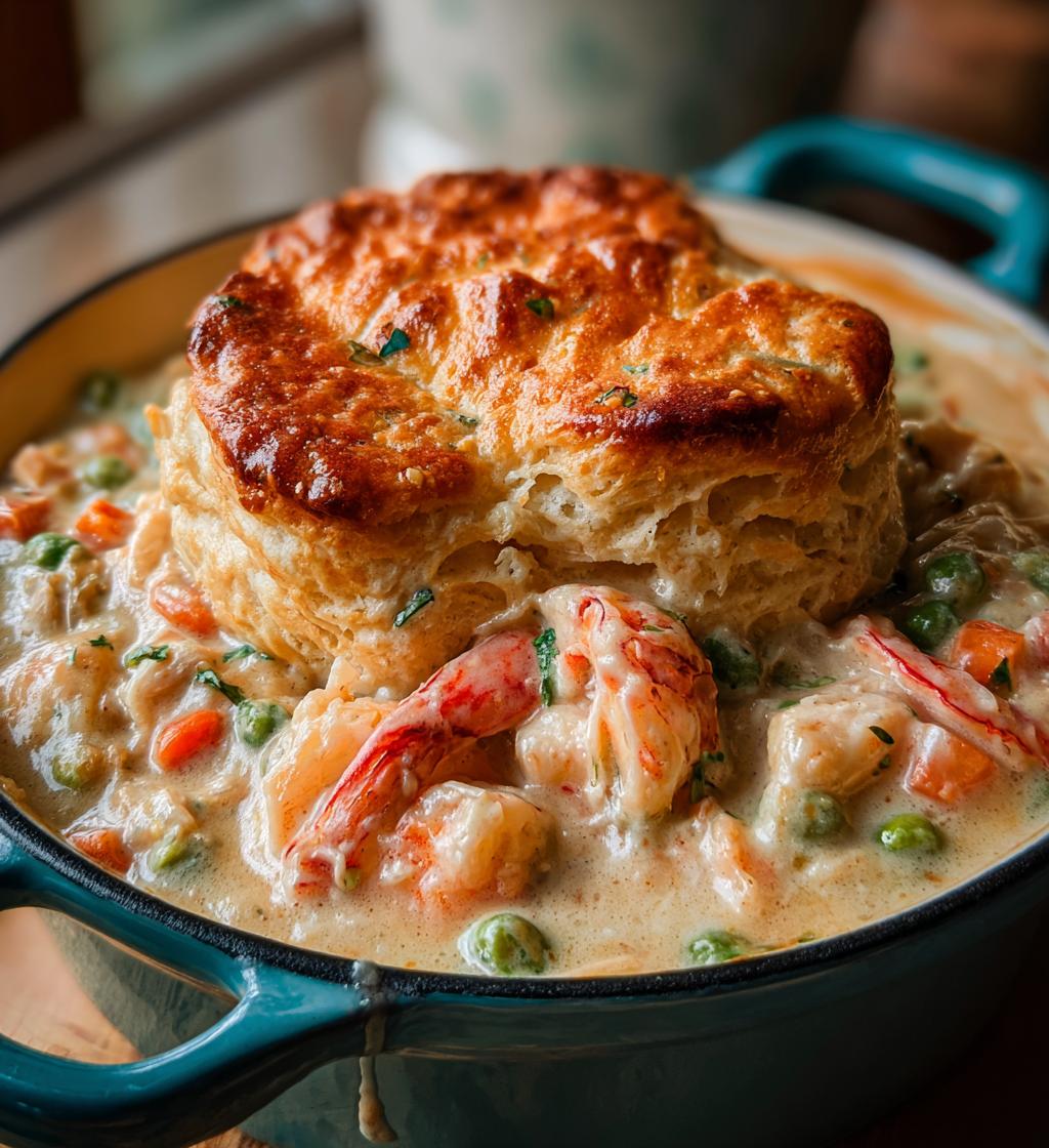 red lobster biscuit pot pie