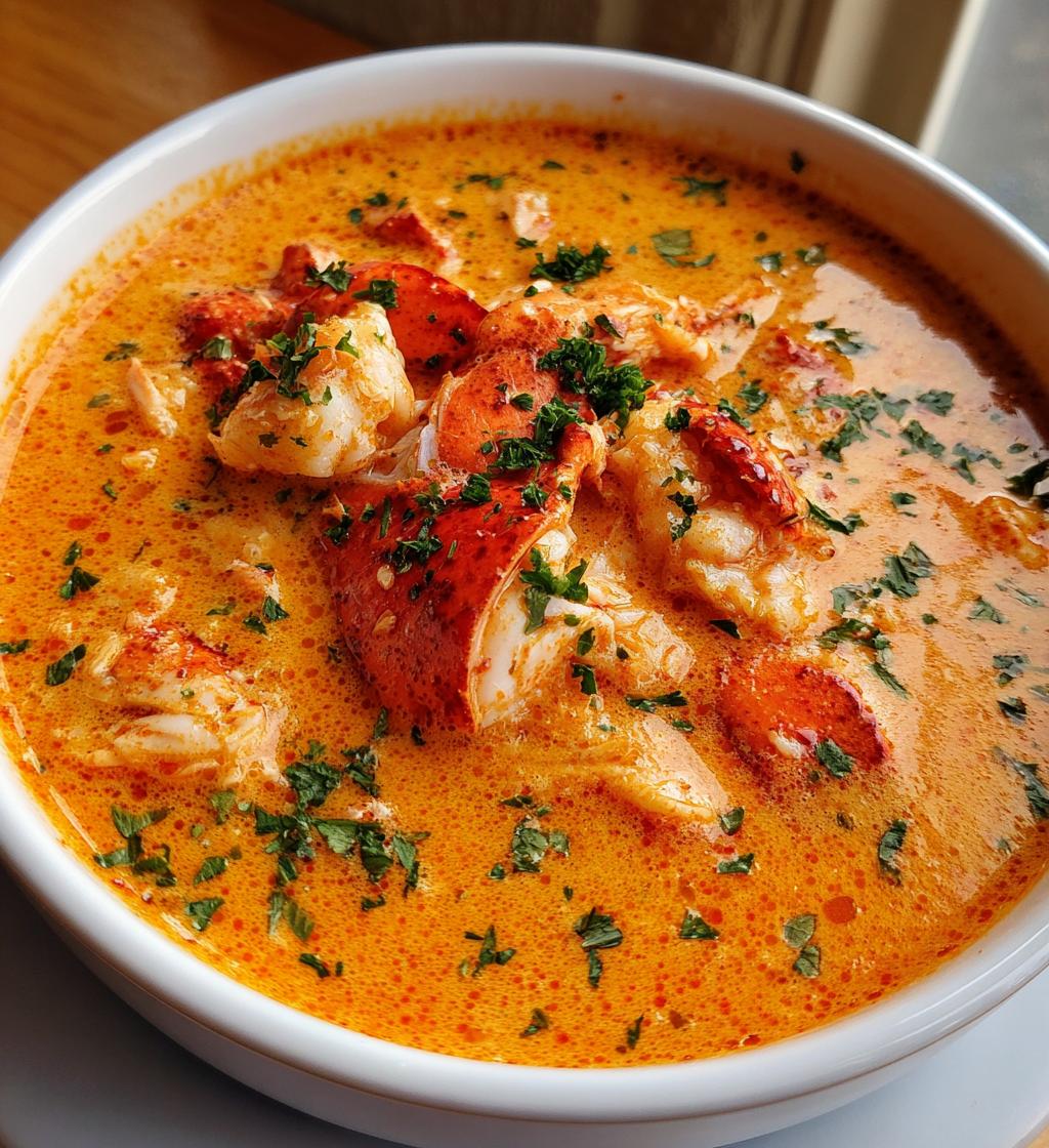 red lobster bisque recipe