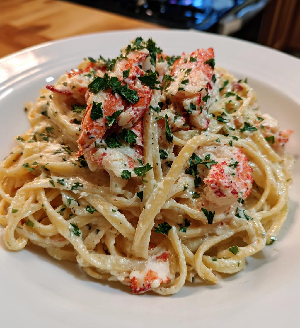 red lobster crab linguini alfredo