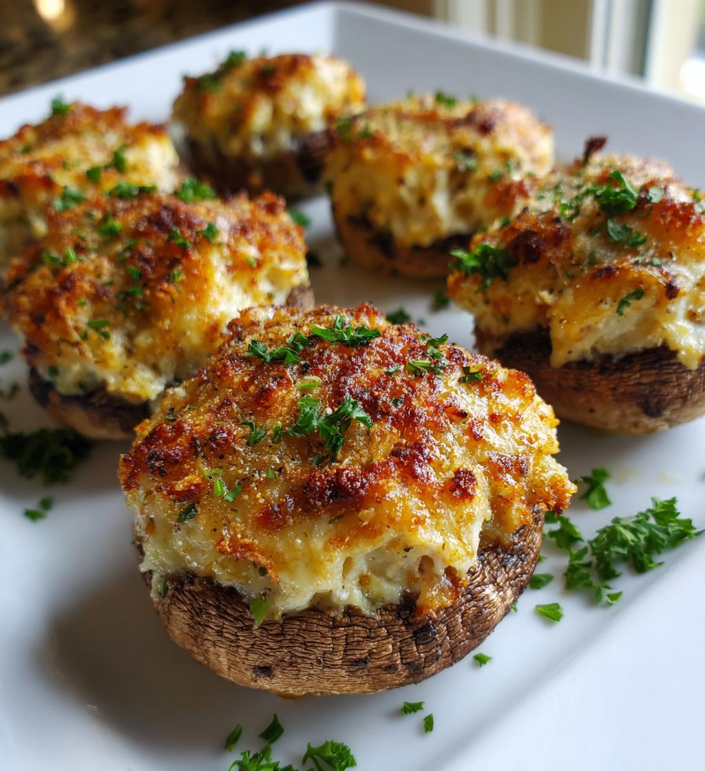 red lobster stuffed mushrooms recipe