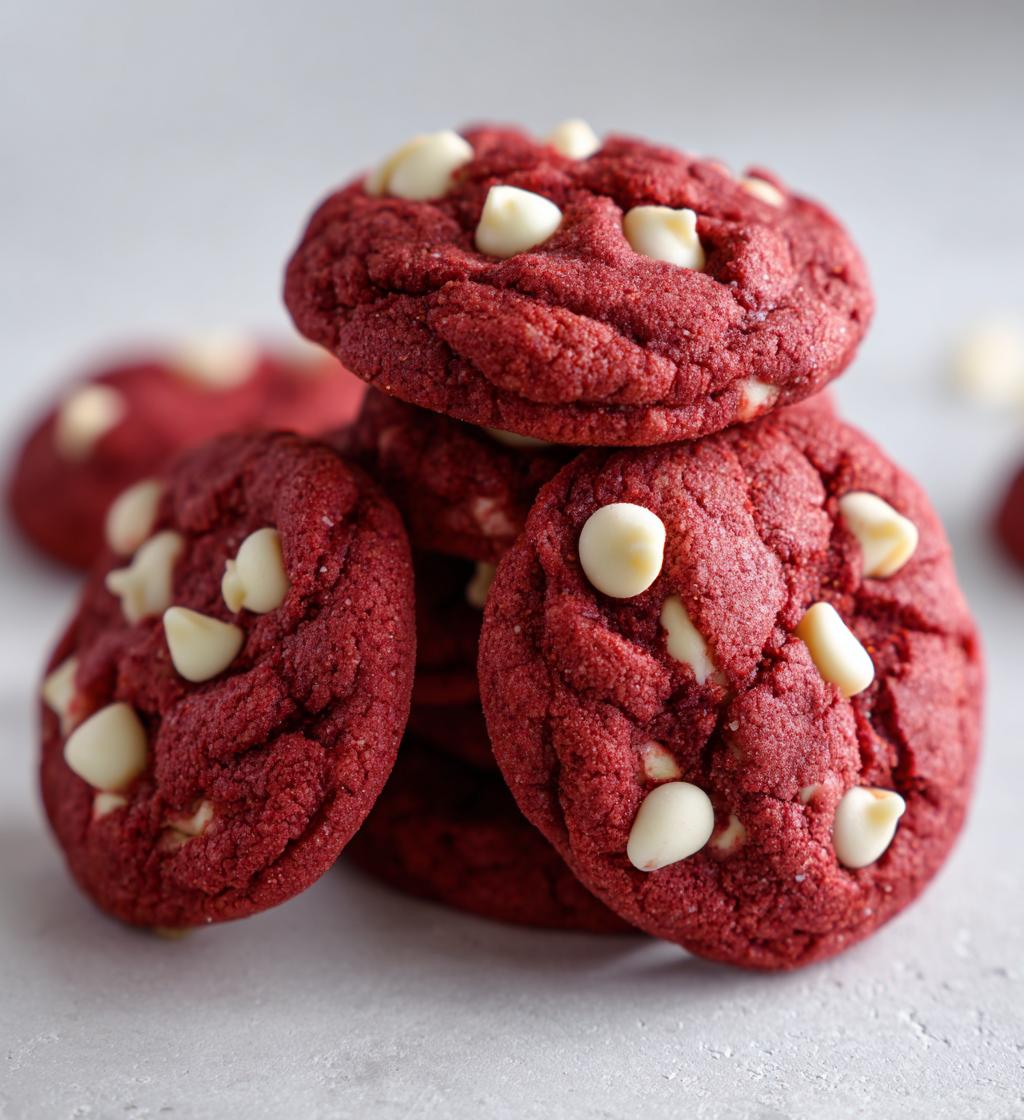 red velvet valentine cookies