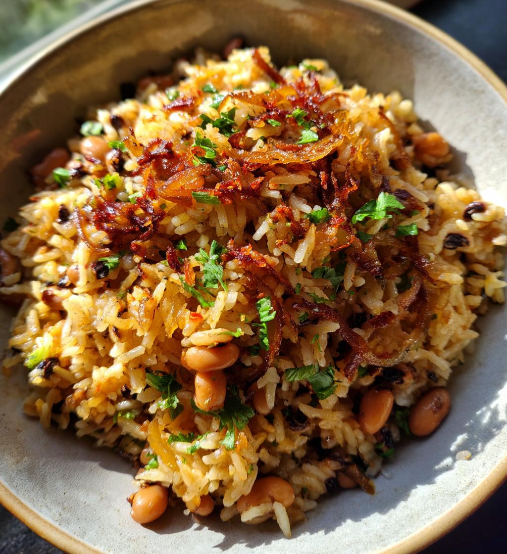rice and black eyed peas recipe