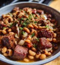 sausage black eyed peas