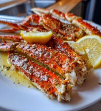 seasoned crab legs