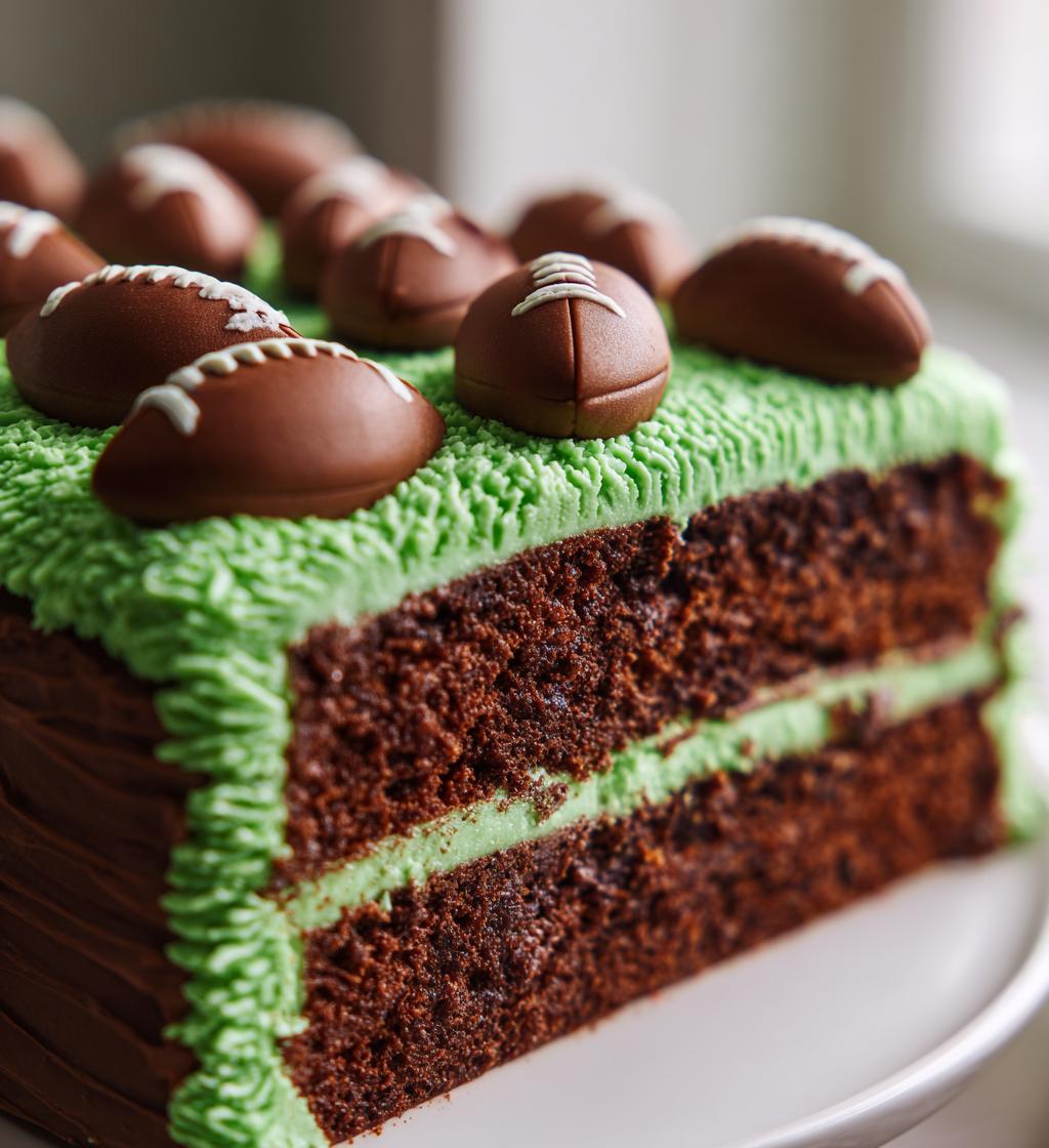 sheet cake football theme