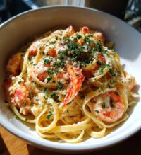 shrimp and lobster alfredo