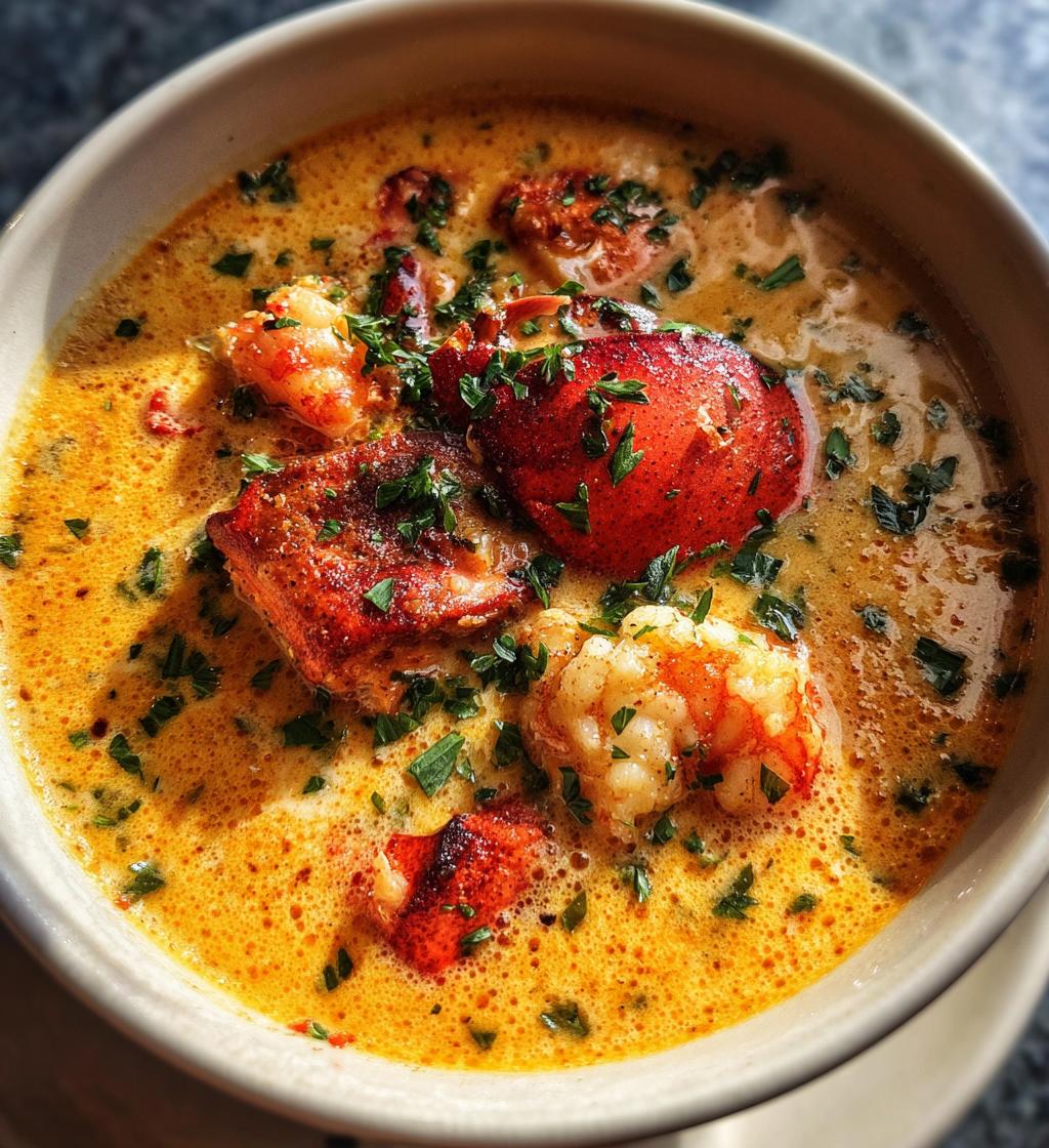 shrimp and lobster bisque