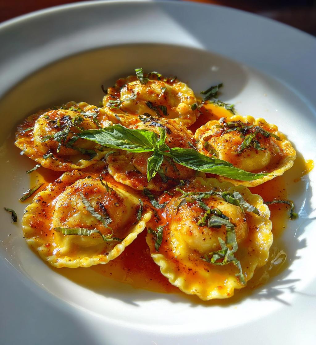 shrimp and lobster ravioli