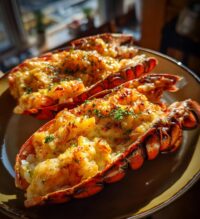 shrimp stuffed lobster tail